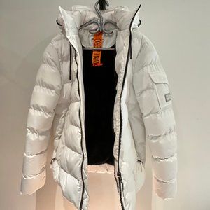 NEW Point Zero - ECO Winter Puffer Jacket - White - Size M